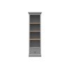 Soho Dark Grey Painted Narrow Bookcase_1