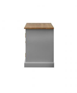 Soho Dark Grey Painted Small 2 Door Cabinet_5