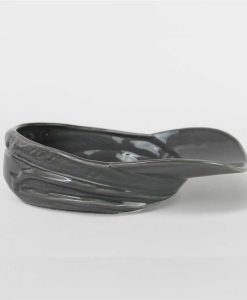 Stolen Form Buskers Hat Bowl in Grey Ceramic Earthen