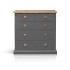 Beyond Home The Soho Painted Furniture Collection 2 over 3 Chest of Drawers in Grey