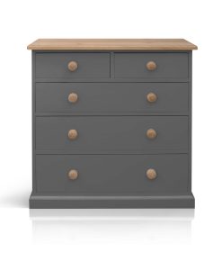 Beyond Home The Soho Painted Furniture Collection 2 over 3 Chest of Drawers in Grey