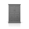 Beyond Home The Soho Painted Furniture Collection Small Linen Cupboard in Grey