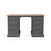 Beyond Home The Soho Painted Furniture Collection Large Dressing Table in Grey